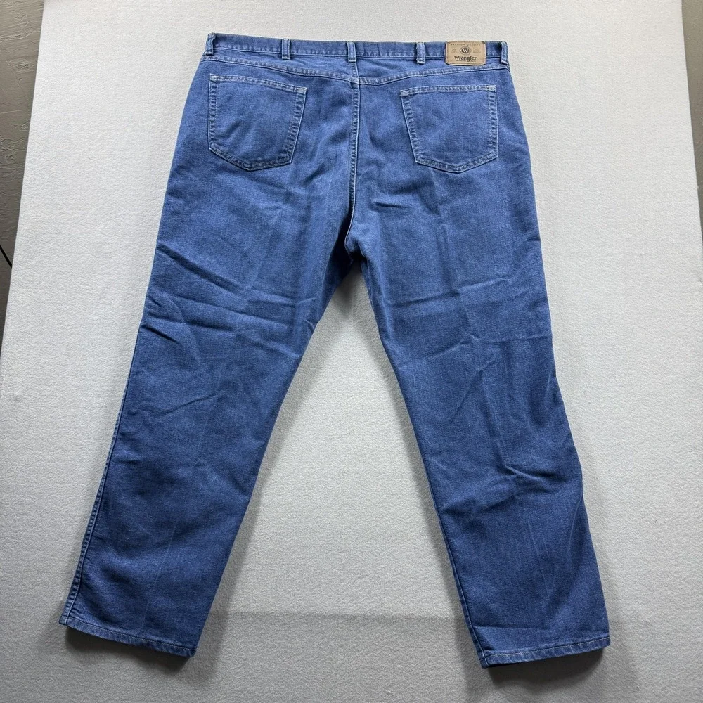 Wrangler Authentic Jeans‎ Mens 44x28 Blue Medium Regular Straight Denim Casual
